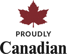 Proudly canadian leaf